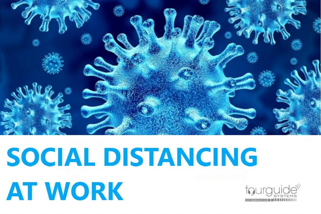 communications for social distancing at work